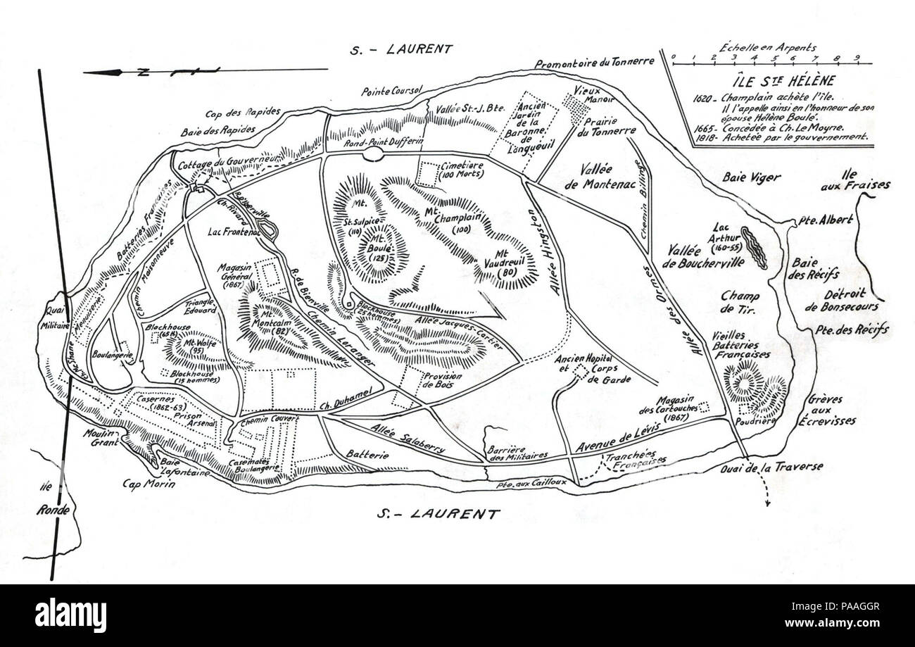 200 Plan de l ile SainteHelene Stock Photo Alamy