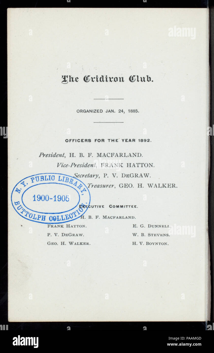 Gridiron club dc hires stock photography and images Alamy