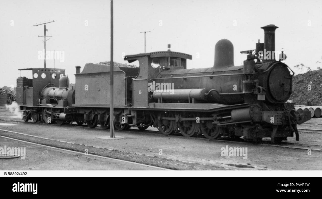 233 Silverton Tramway Y class and SAR V class at Peterborough loco