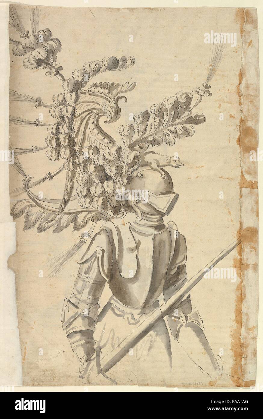 Design For An Armor With Tournament Headdress Artist