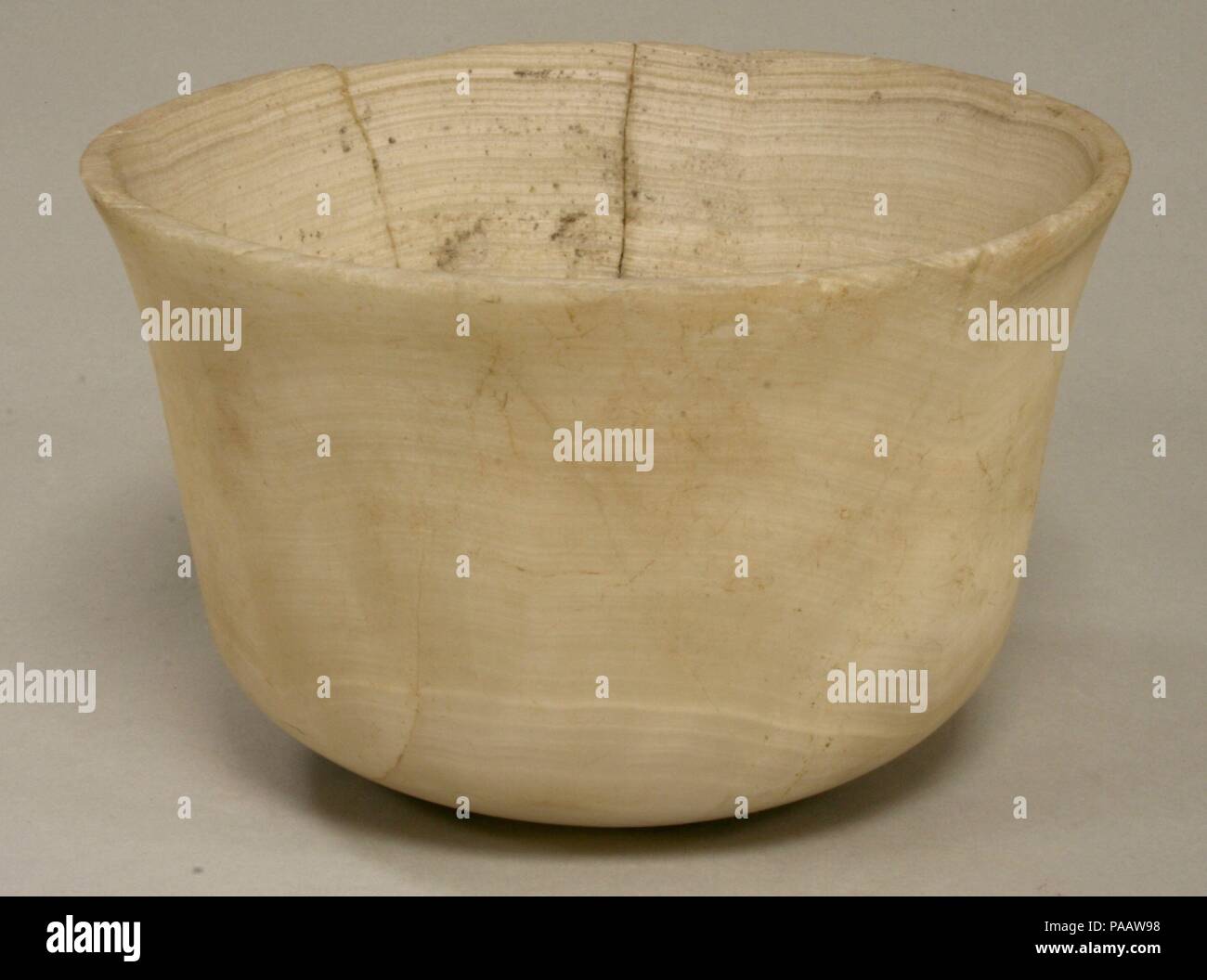 Bowl. Culture: Mexican. Dimensions: Height 4-5/8 in.. Date: 10th-15th century. Museum: Metropolitan Museum of Art, New York, USA. Stock Photo