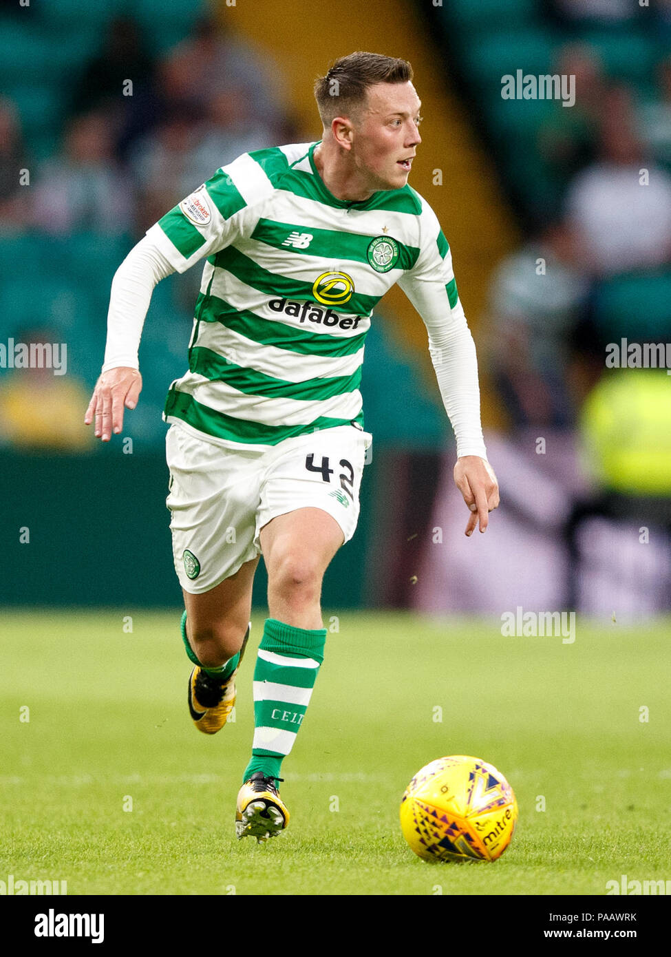 Celtic's Callum McGregor during the UEFA Champions League match at Celtic Park, Glasgow. PRESS ASSOCIATION Photo. Picture date: Wednesday July 18. 2017. See PA Story SOCCER Celtic. Photo credit should read: Robert Parry/PA Wire. Stock Photo