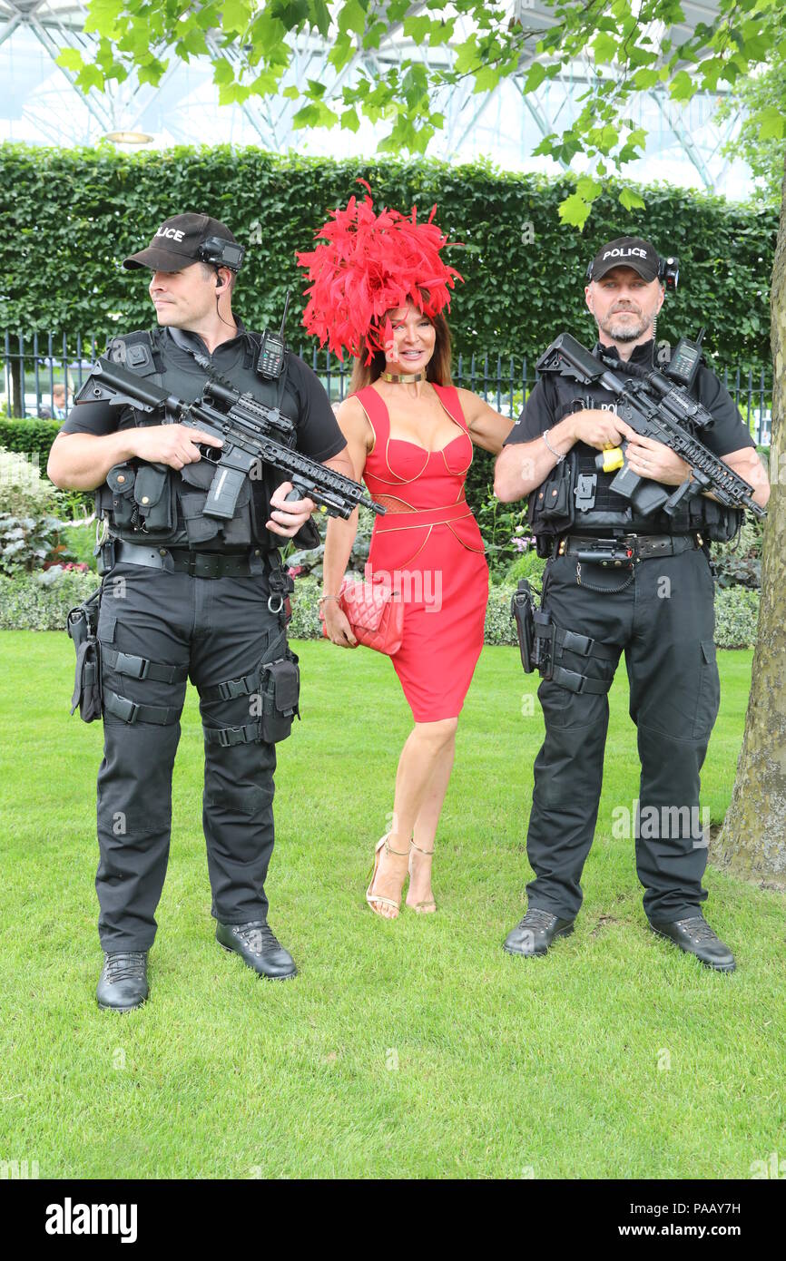Royal Ascot 2018 - Day 2 Featuring: Lizzie Cundy Where: Ascot, United