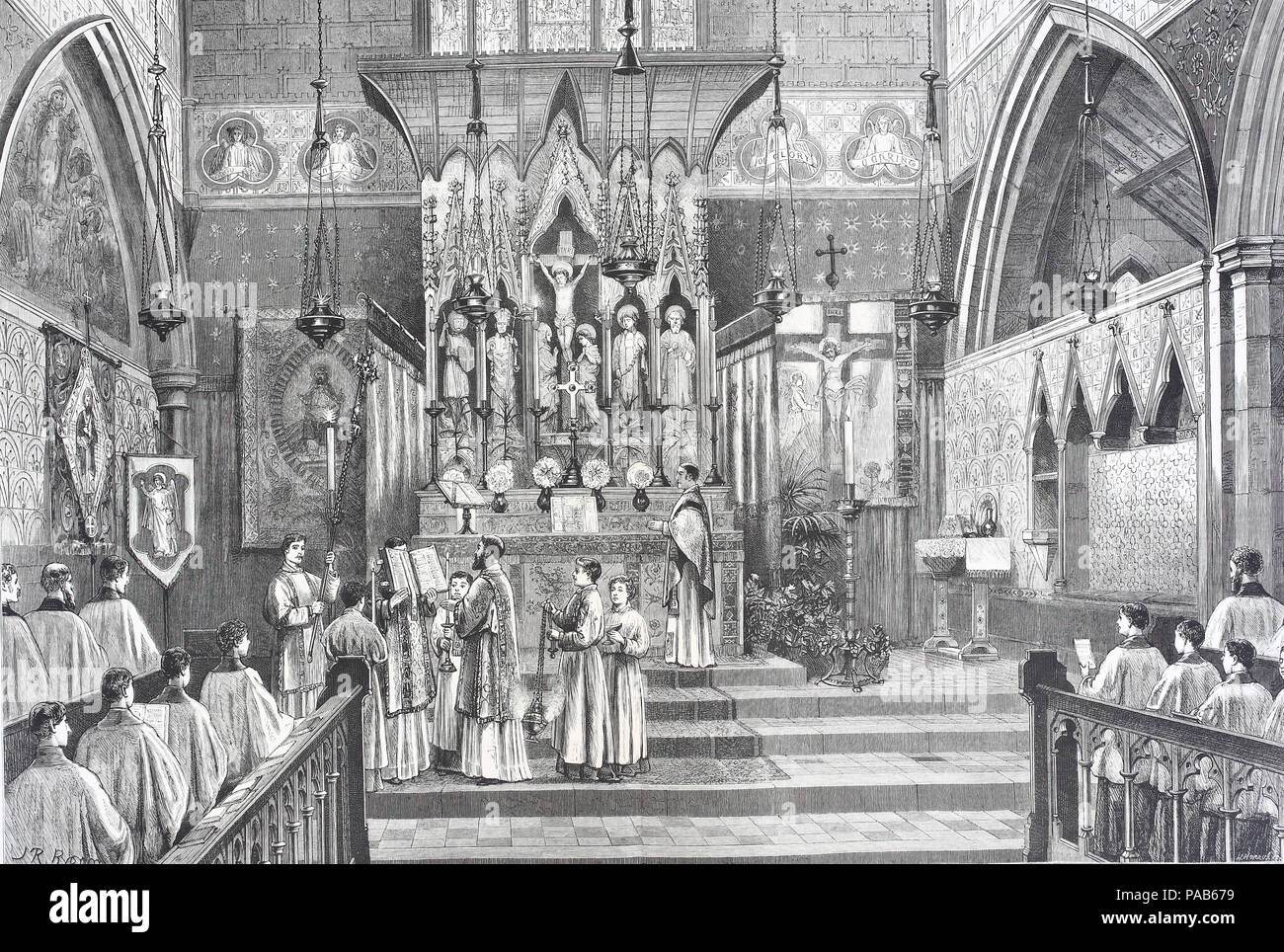 advanced ritual in the church of England, High Celebration: the Deacon ...