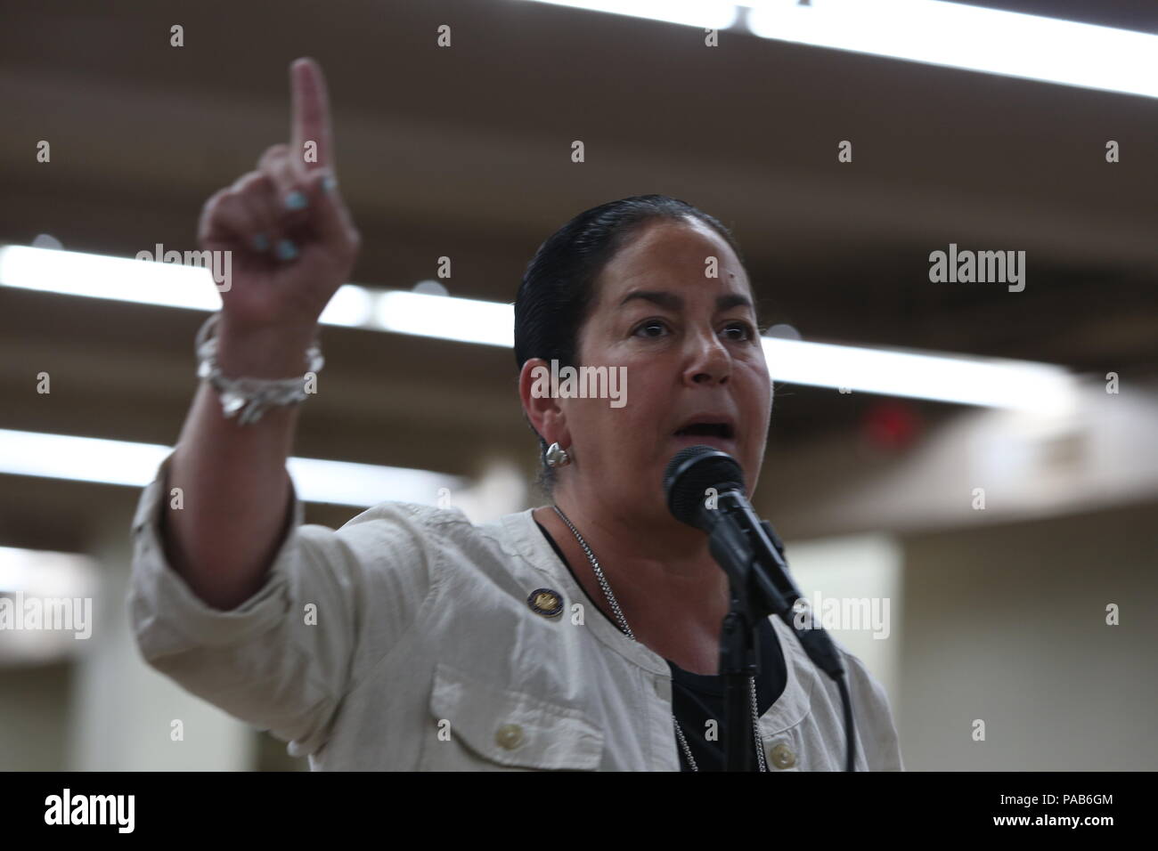 New York City, United States. 19th July, 2018. Ozone Park, Queens