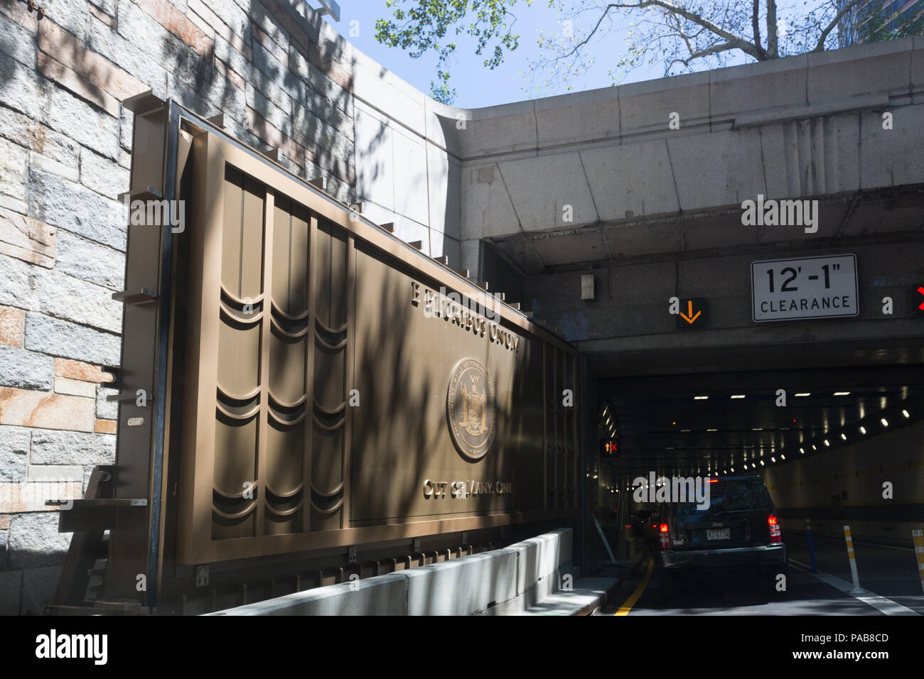 New York, July 19, 2018Lincoln tunnel traffic, New York city Stock