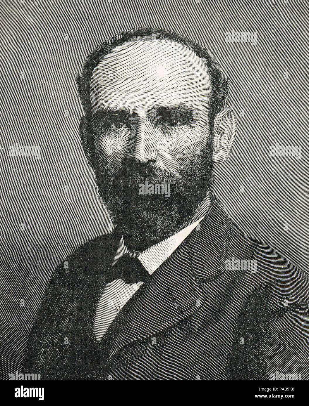 Michael Davitt, Irish republican, circa 1880's Stock Photo