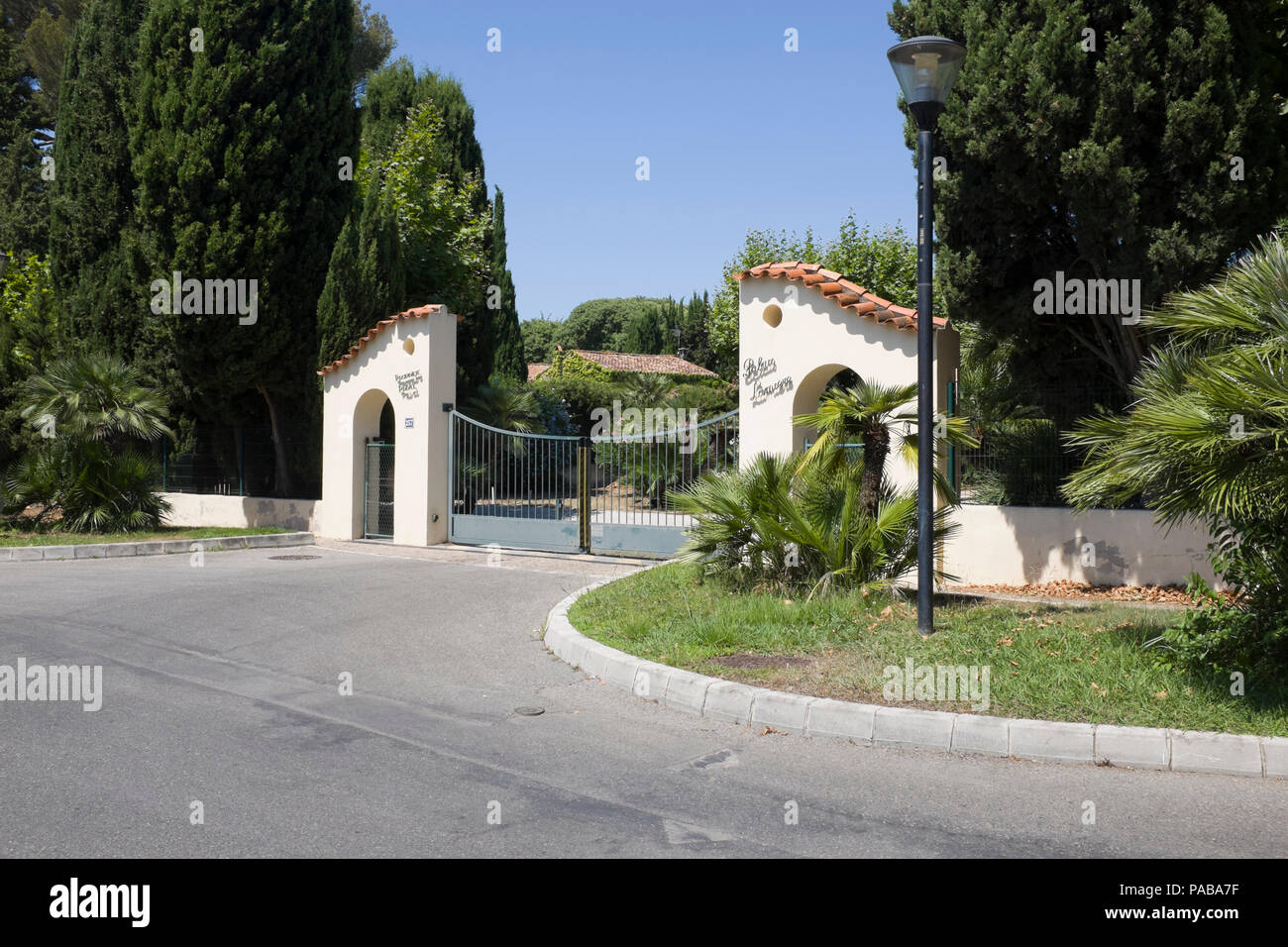 13th July 2018 Ciotat, France Lumiere brothers house and roundabout. L