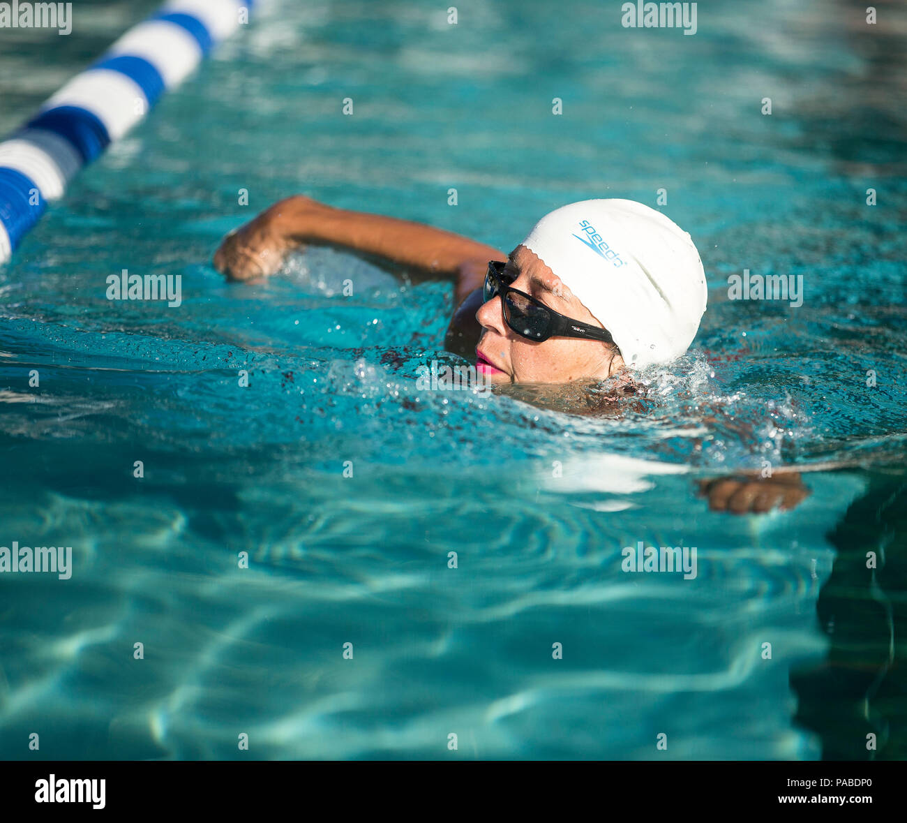 Exercise in swimming pool hi-res stock photography and images - Alamy