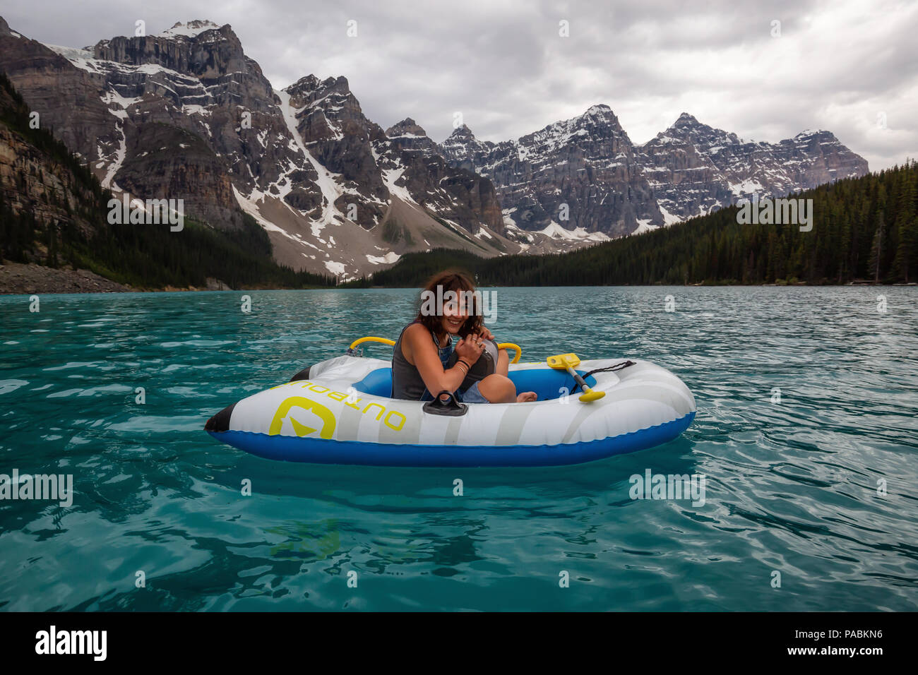 Moraine Lake, Banff National Park, Alberta, Canada June 20, 2018