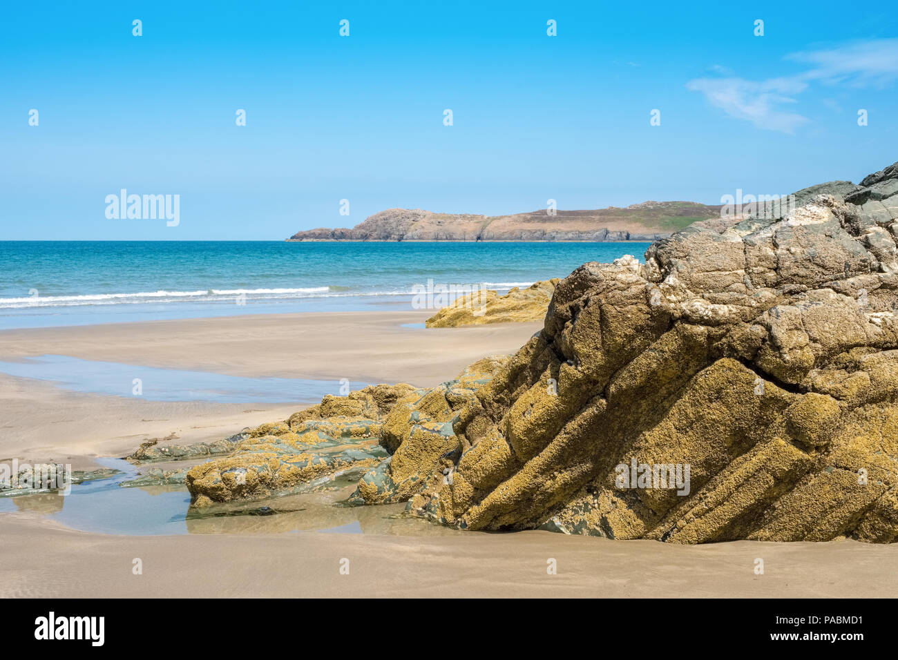 Whitesands Beach near St Davids in the Pembrokeshire Coast National