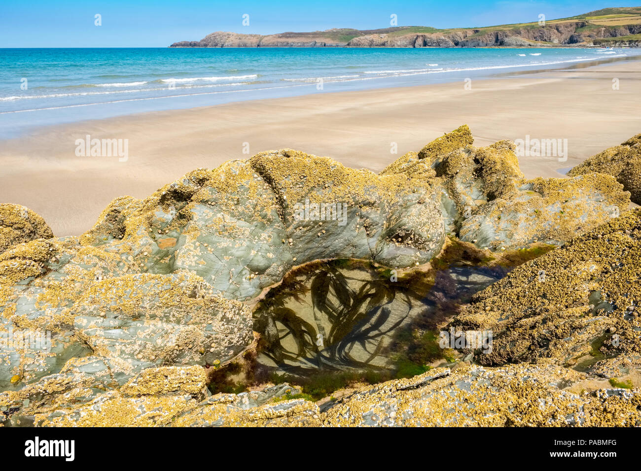 Whitesands Beach near St Davids in the Pembrokeshire Coast National
