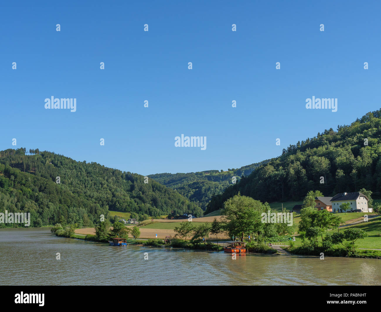 nice river cruise Stock Photo - Alamy