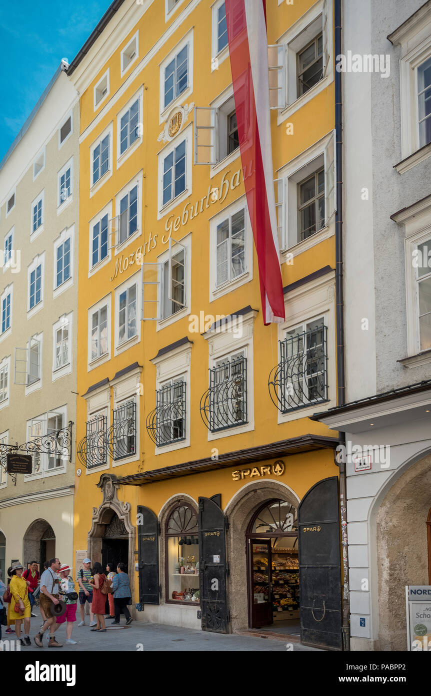 Salzburg austria mozart hi-res stock photography and images - Alamy