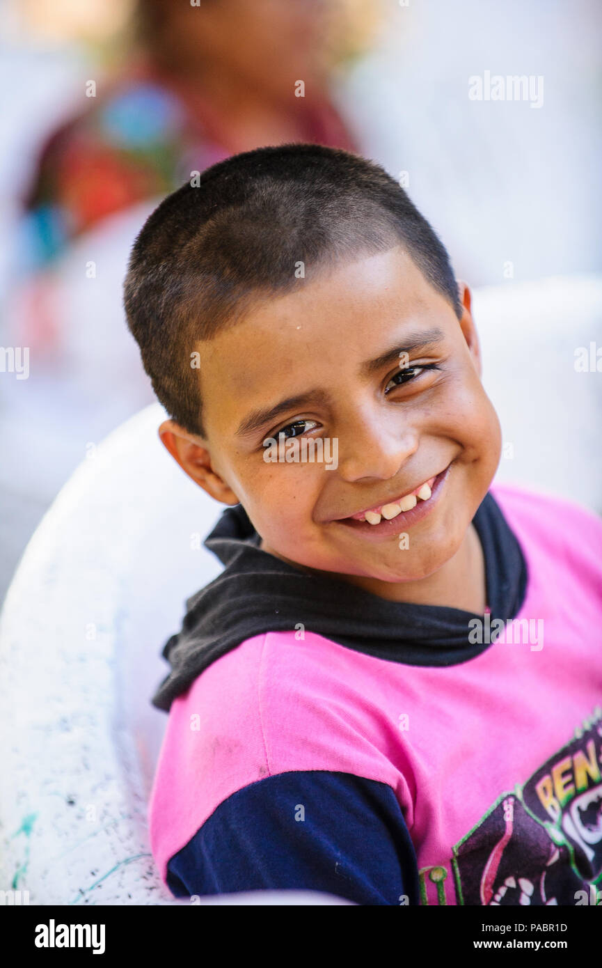 MEXICO CITY, MEXICO DEC 29, 2011 Unidentified Mexican boy portrait