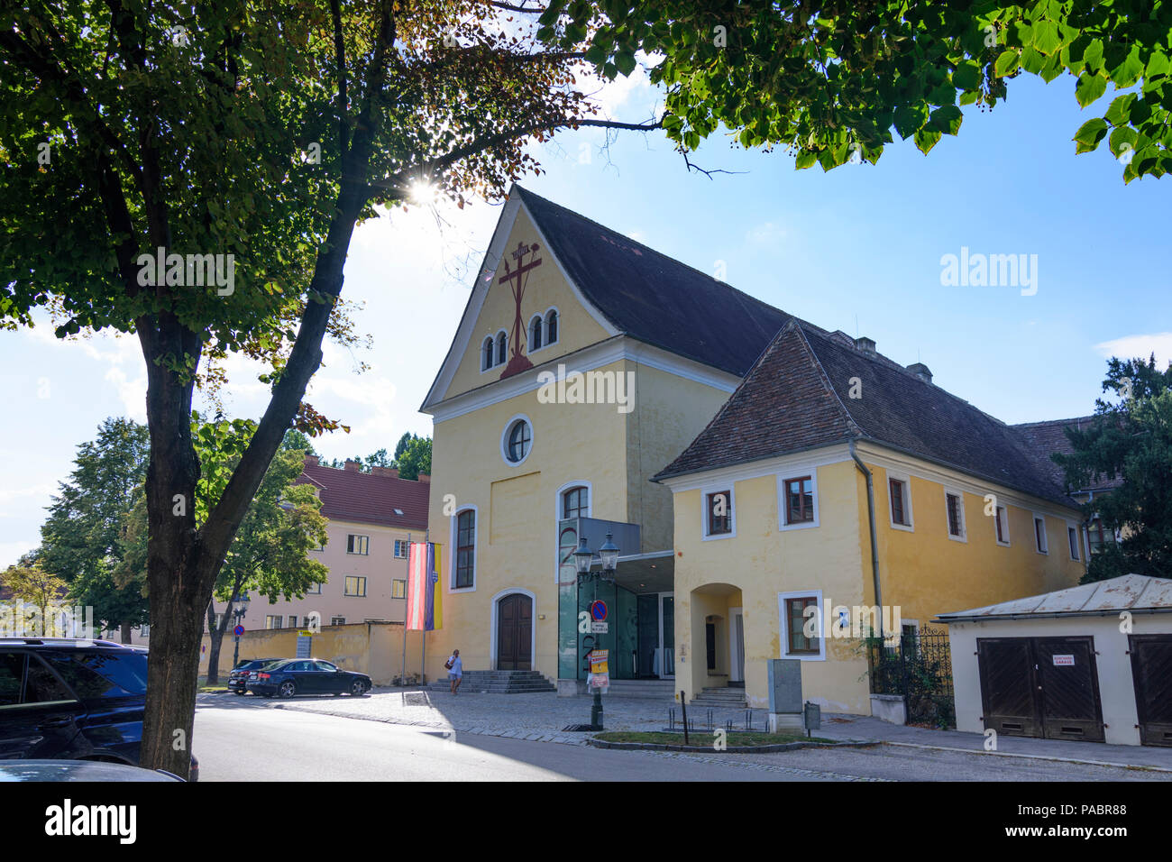 Krems an der Donau: museum Kloster Und in Austria, Niederösterreich, Lower Austria, Wachau Stock Photo