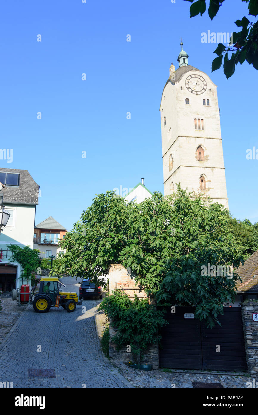 Krems an der Donau: church Frauenbergkirche in Austria, Niederösterreich, Lower Austria, Wachau Stock Photo