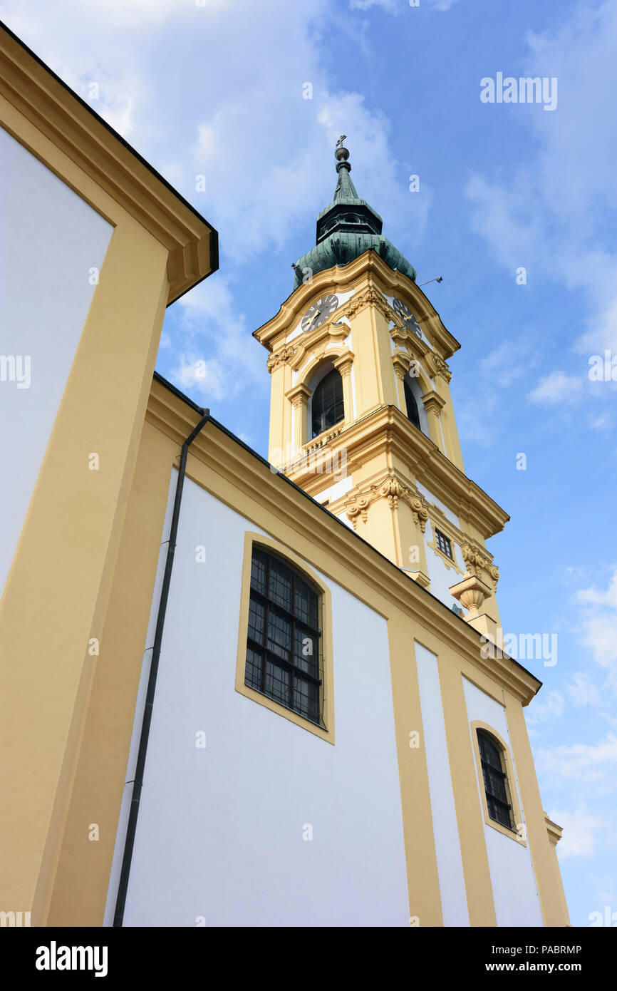 Stockerau: church in Austria, Niederösterreich, Lower Austria, Donau Stock Photo