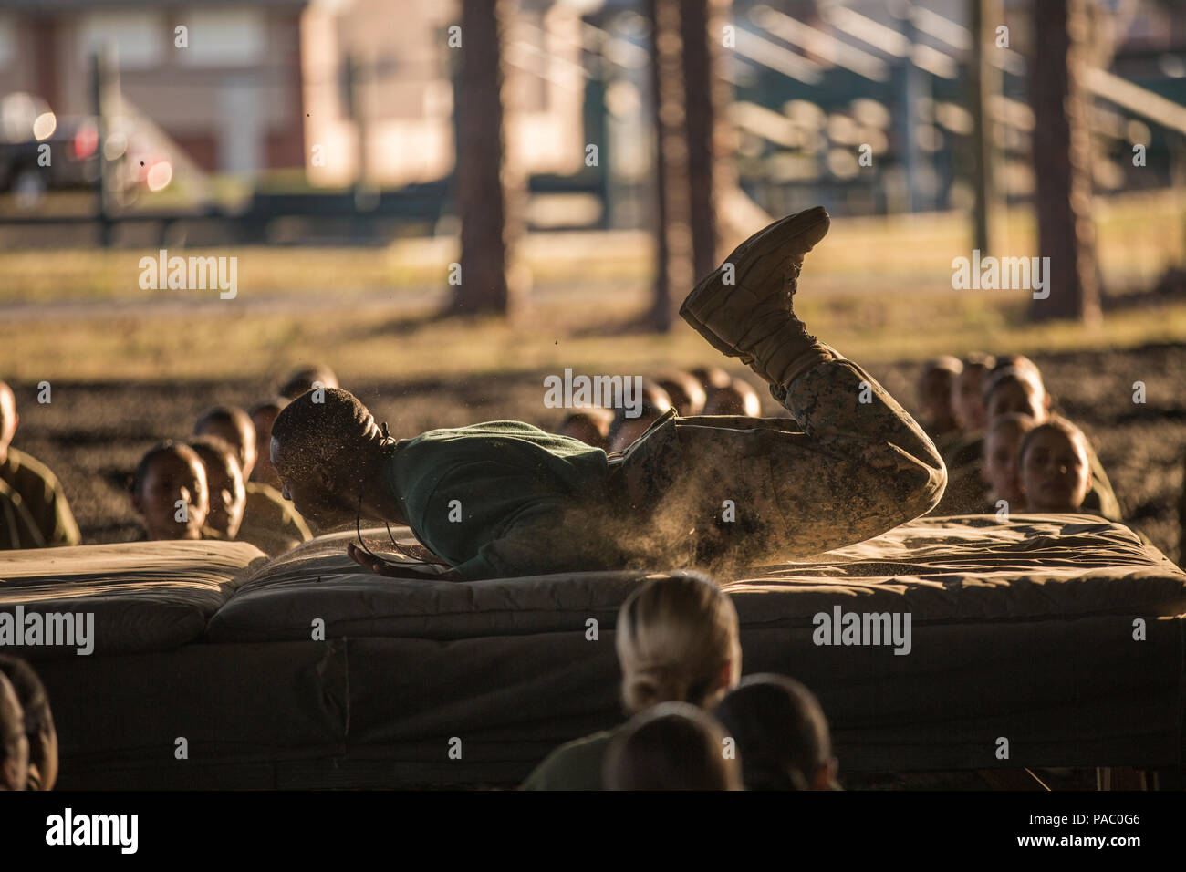 U.S. Marine Corps Sgt. Patrick L. Preacher, a martial arts instructor ...