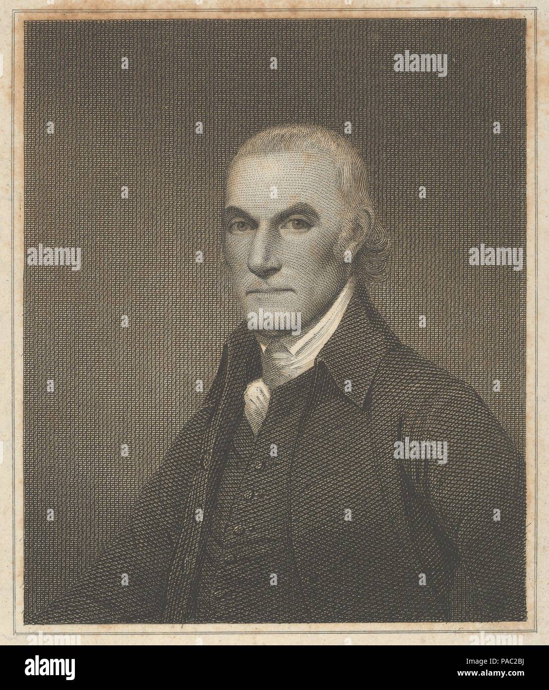 William Floyd. Artist: Asher Brown Durand (American, Jefferson, New Jersey 1796-1886 Maplewood, New Jersey); After Ralph Earl (American, Worcester County, Massachusetts 1751-1801 Bolton, Connecticut). Dimensions: image: 3 7/8 x 3 1/4 in. (9.8 x 8.3 cm). Sitter: William Floyd (American, 1734-1821). Date: 19th century. Museum: Metropolitan Museum of Art, New York, USA. Stock Photo