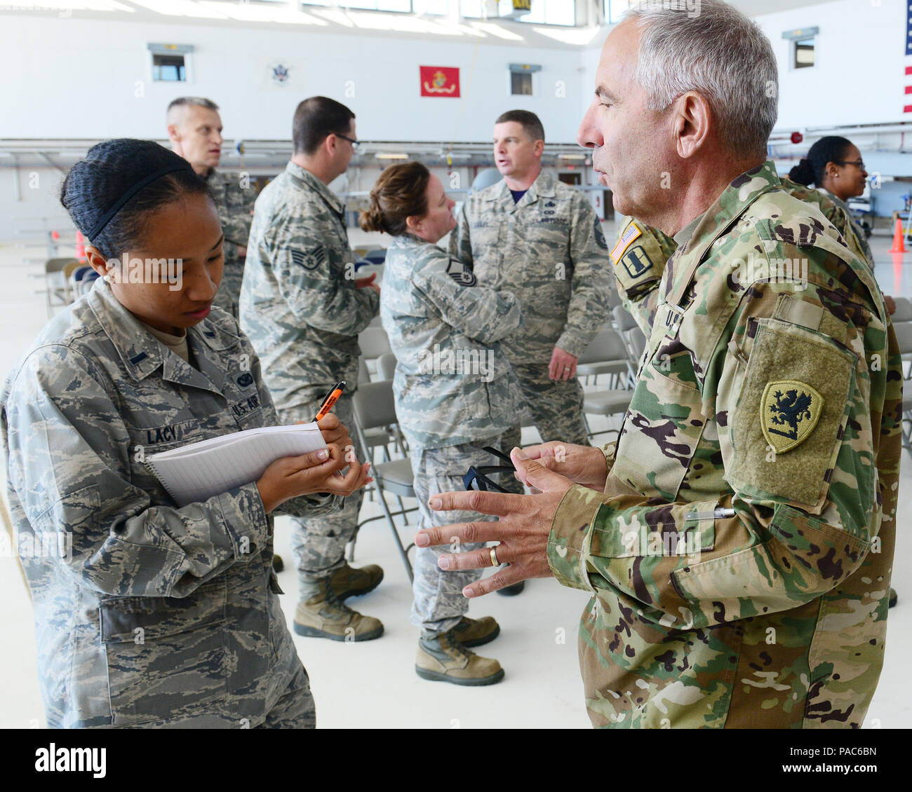 First Lt. Alicia Lacy, 147th Reconnaissance Wing Chief of Public