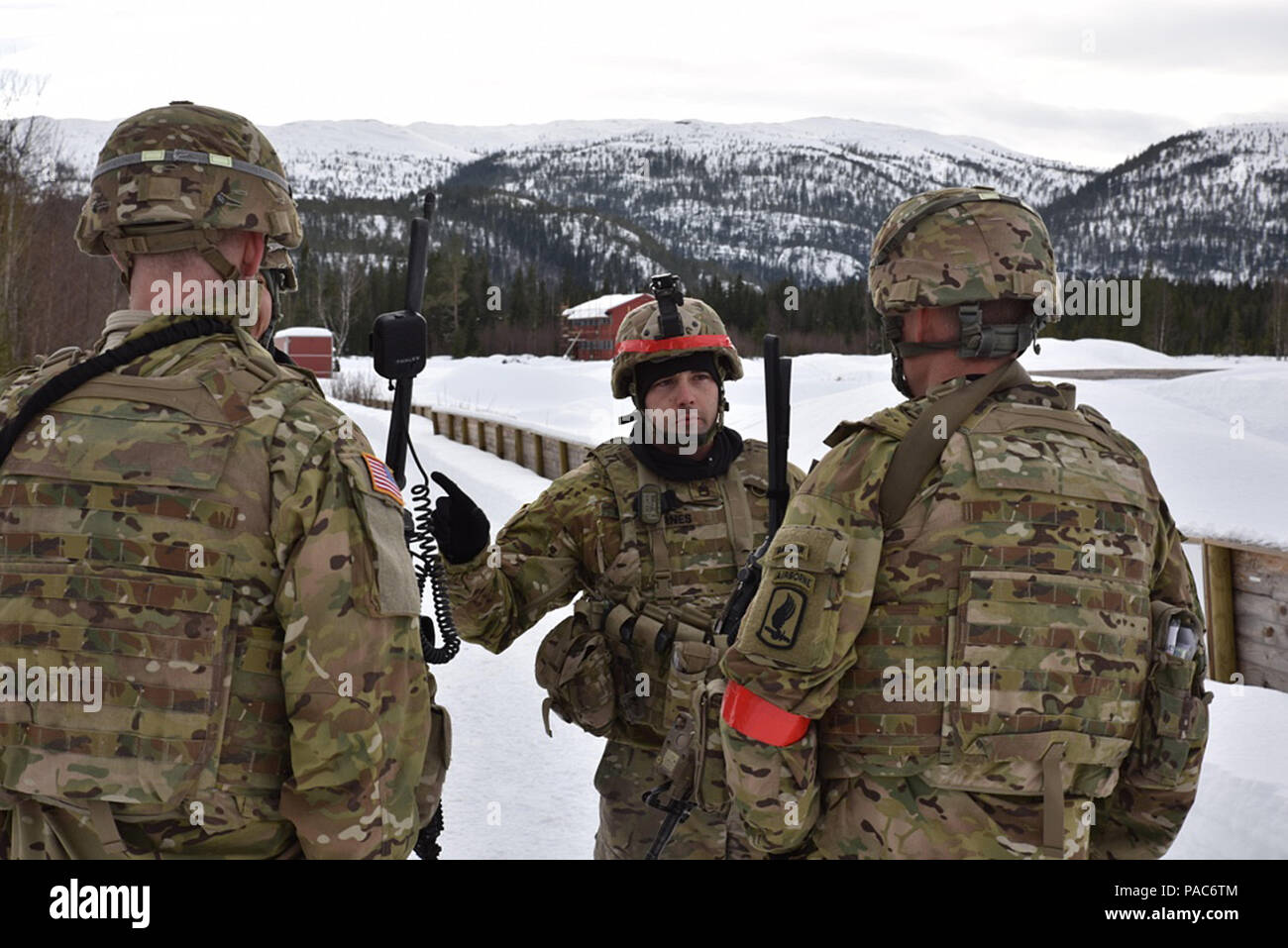 Soldiers from Company D, 2nd Battalion, 503rd Infantry Regiment, 173rd