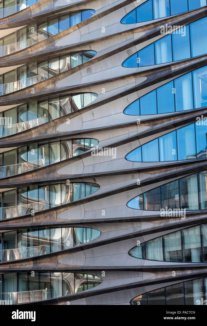 Zaha Hadid Condominium Building at 520 West 28th Street, High Line