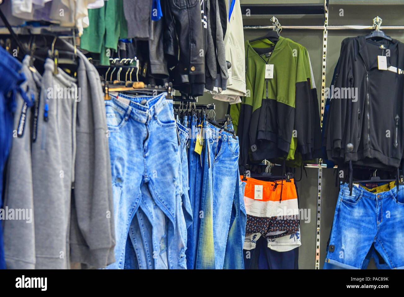 blue jeans store