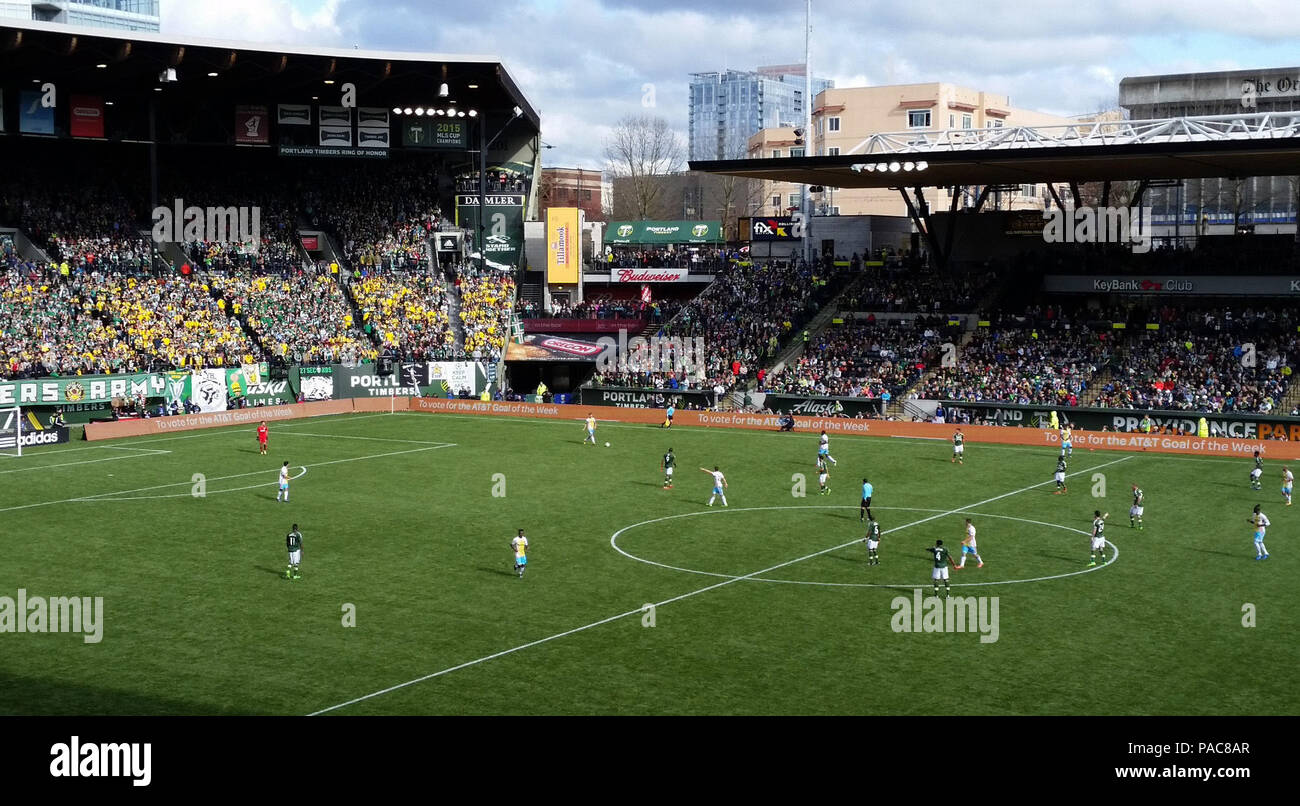 Timbers TV crew tours Providence Park, stadium