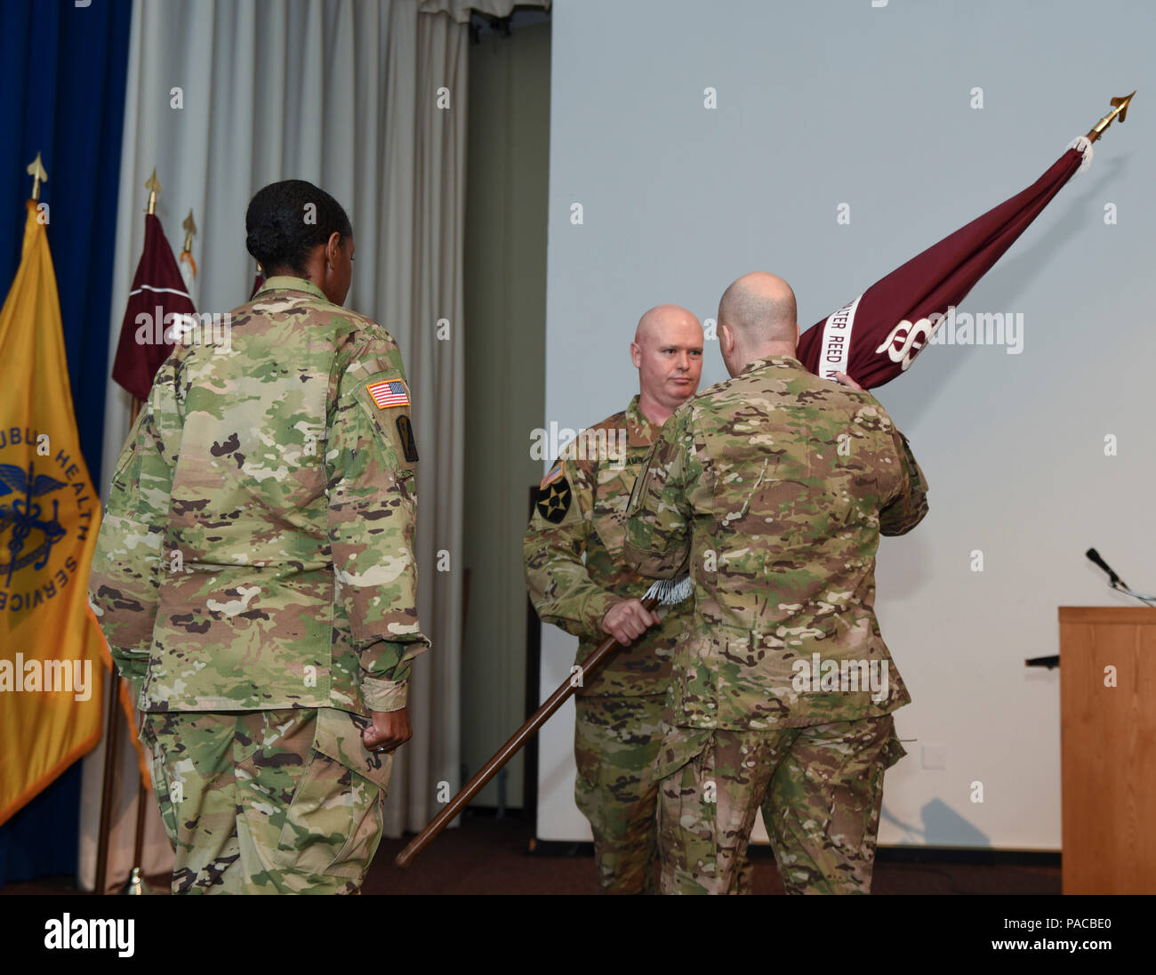 During a change of responsibility at Walter Reed National Military ...