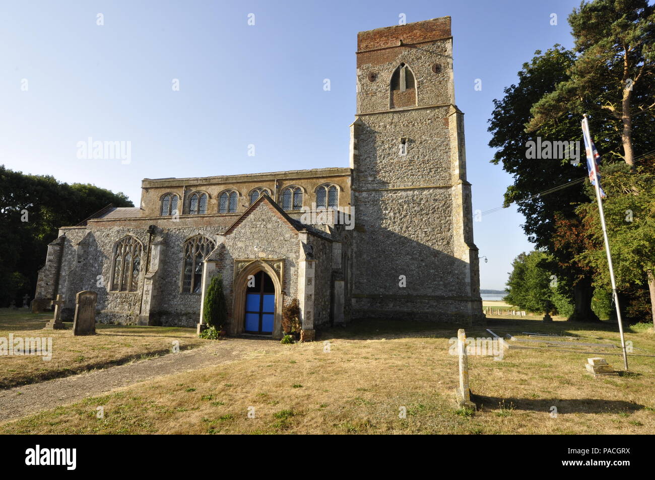 St Mary the Virgin church, Erwarton, Suffolk, UK Stock Photo