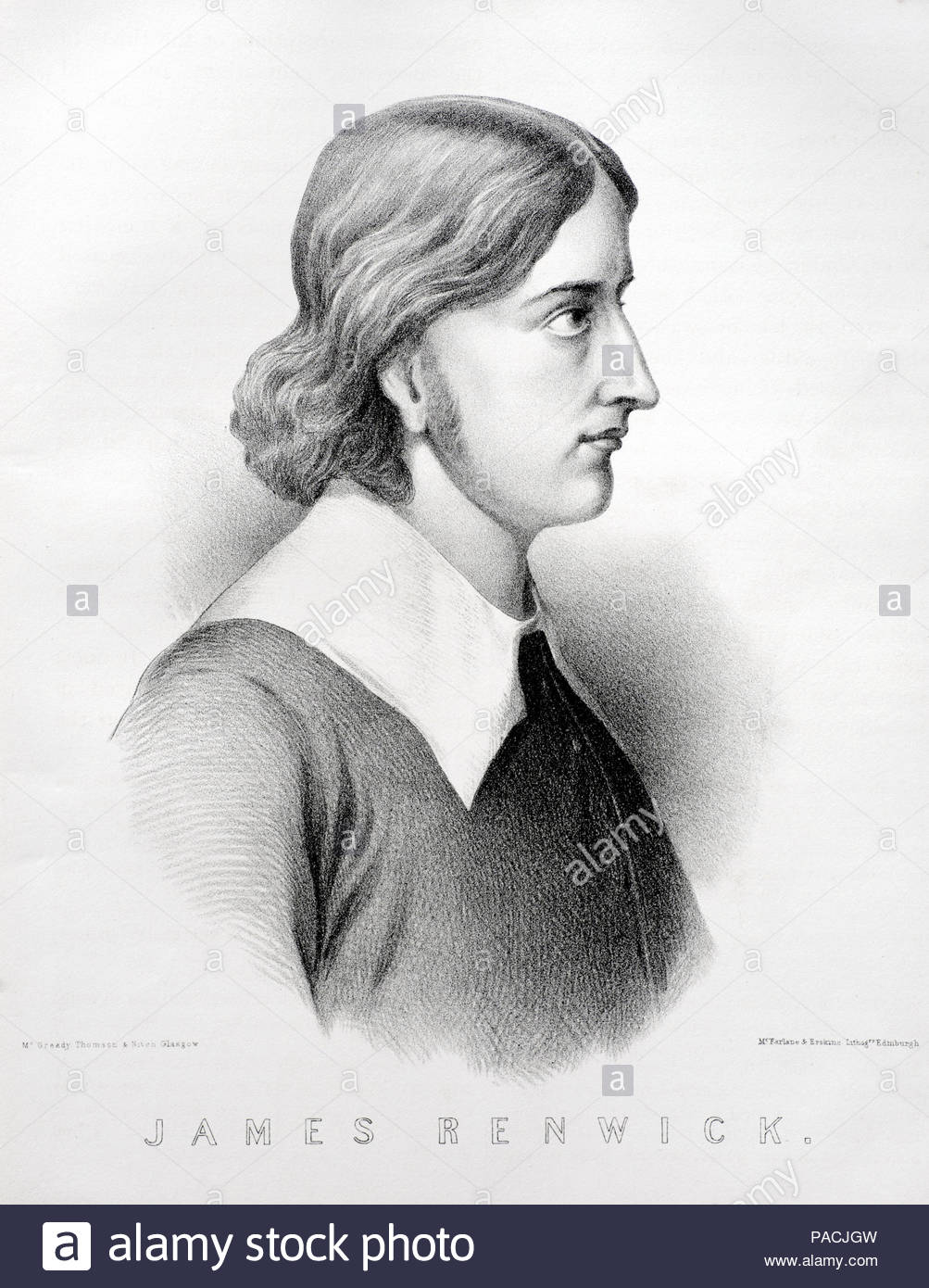 James Renwick portrait, 1662 1688 was a Scottish minister and the