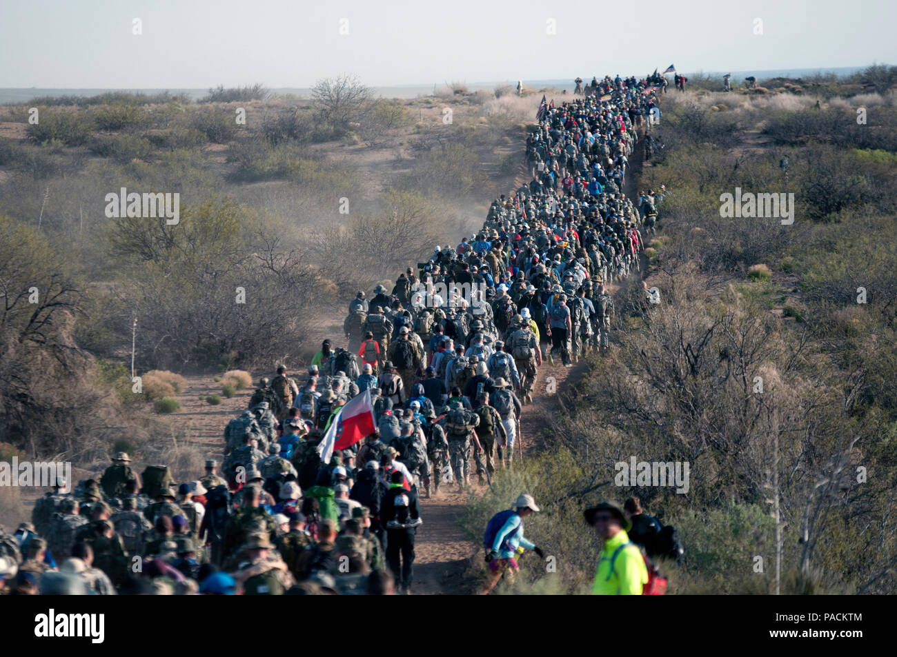 A crowd of approximately 6,700 people attended the 2016 Bataan Memorial