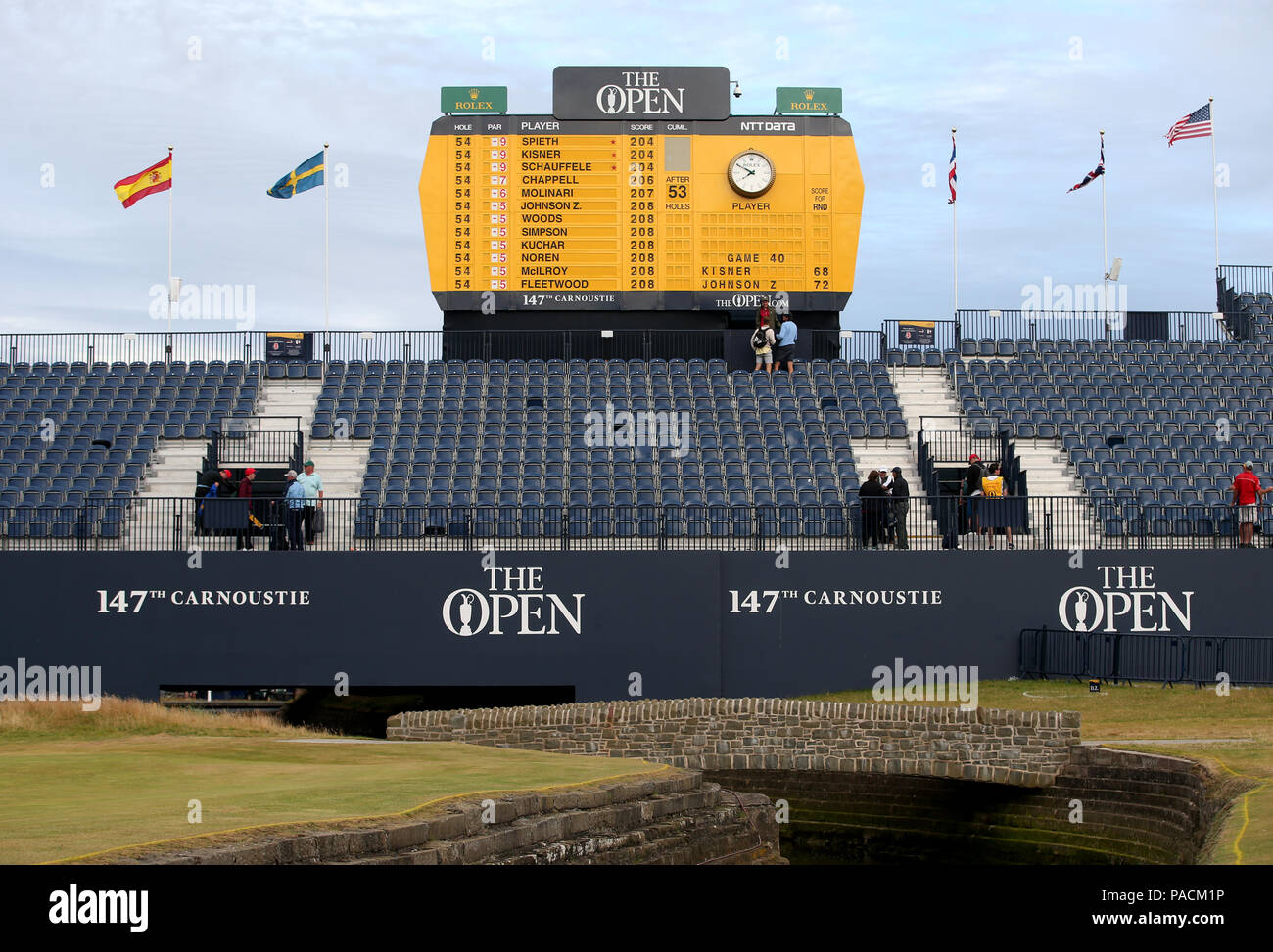 Open golf scoreboard leaderboard hi-res stock photography and images - Alamy