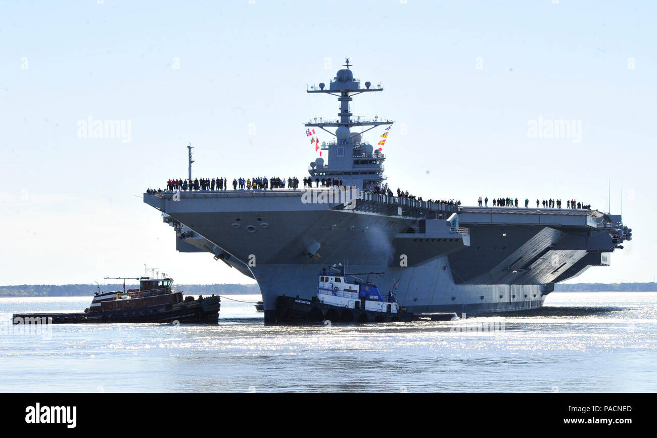 Huntington Ingalls Industries Newport News Shipbuilding Stock Photos