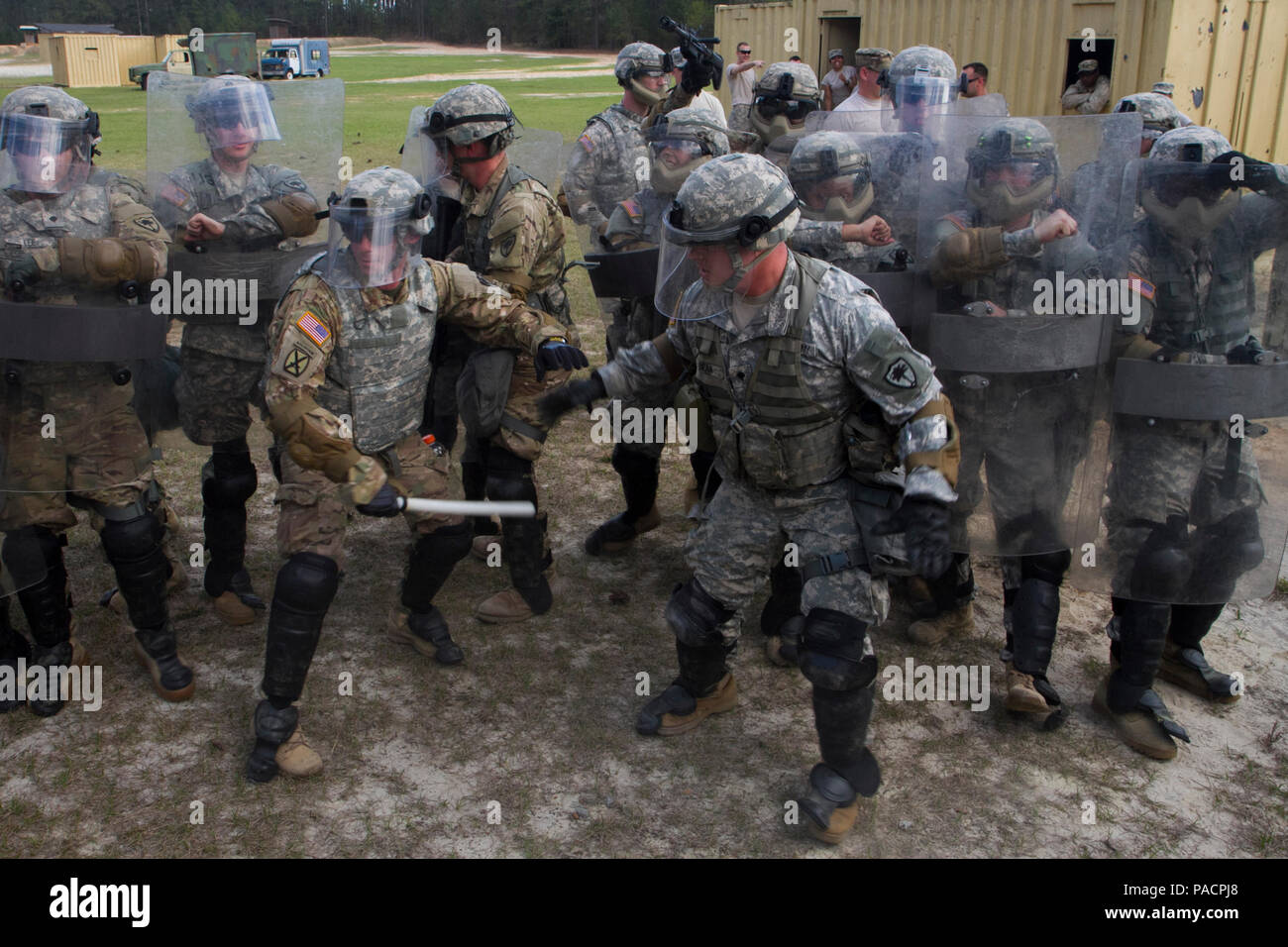 South Carolina National Guard Soldiers in the 133rd Military Police Co
