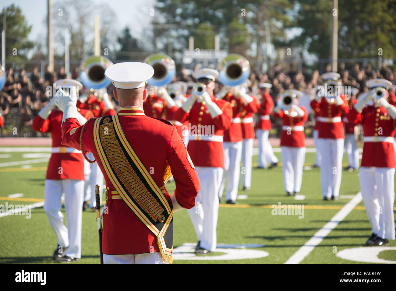 U.S. Marine Corps Master Sgt. Keith G. Martinez, Drum Major with the