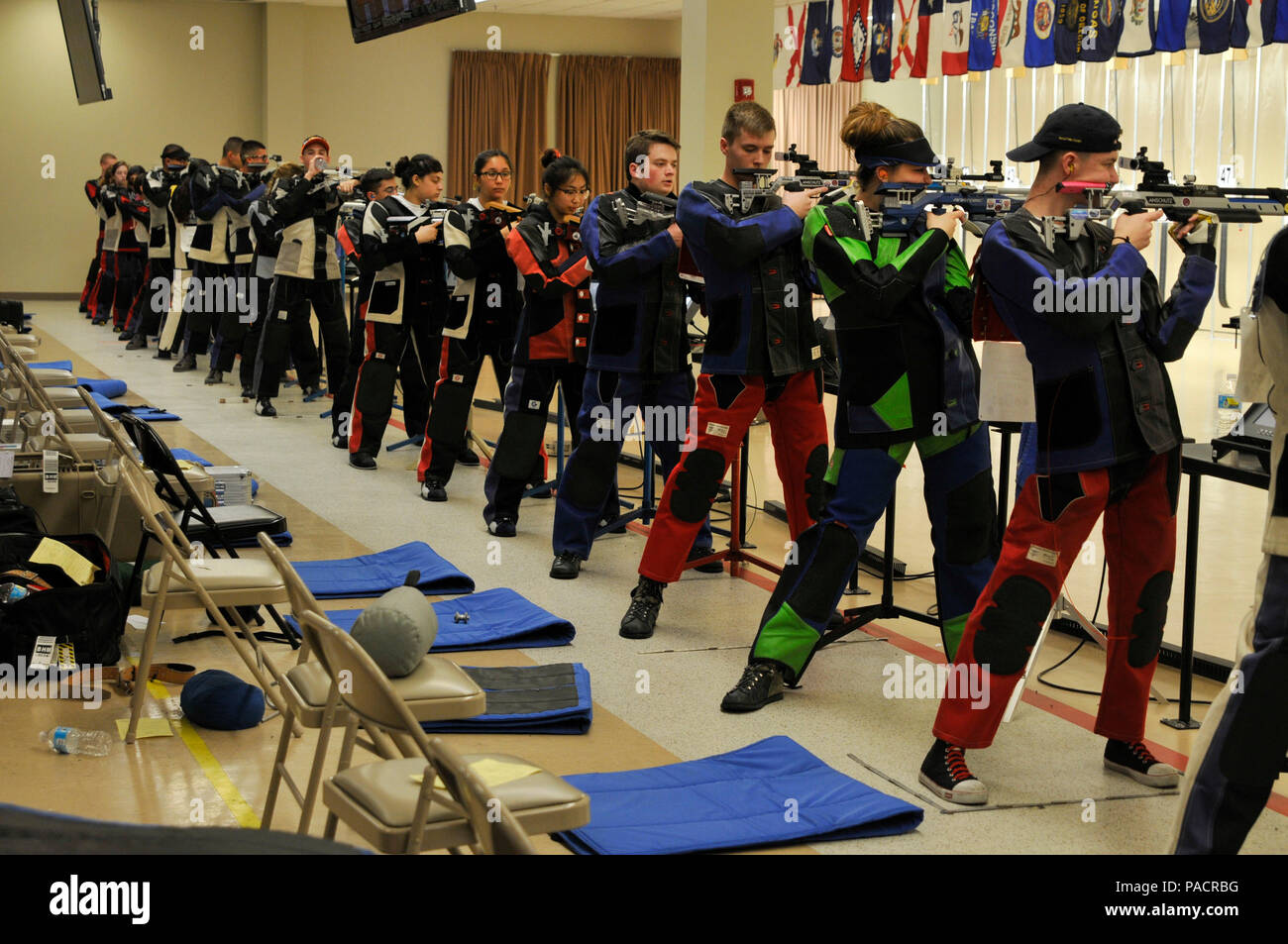 2016 jrotc national rifle air championships hires stock photography