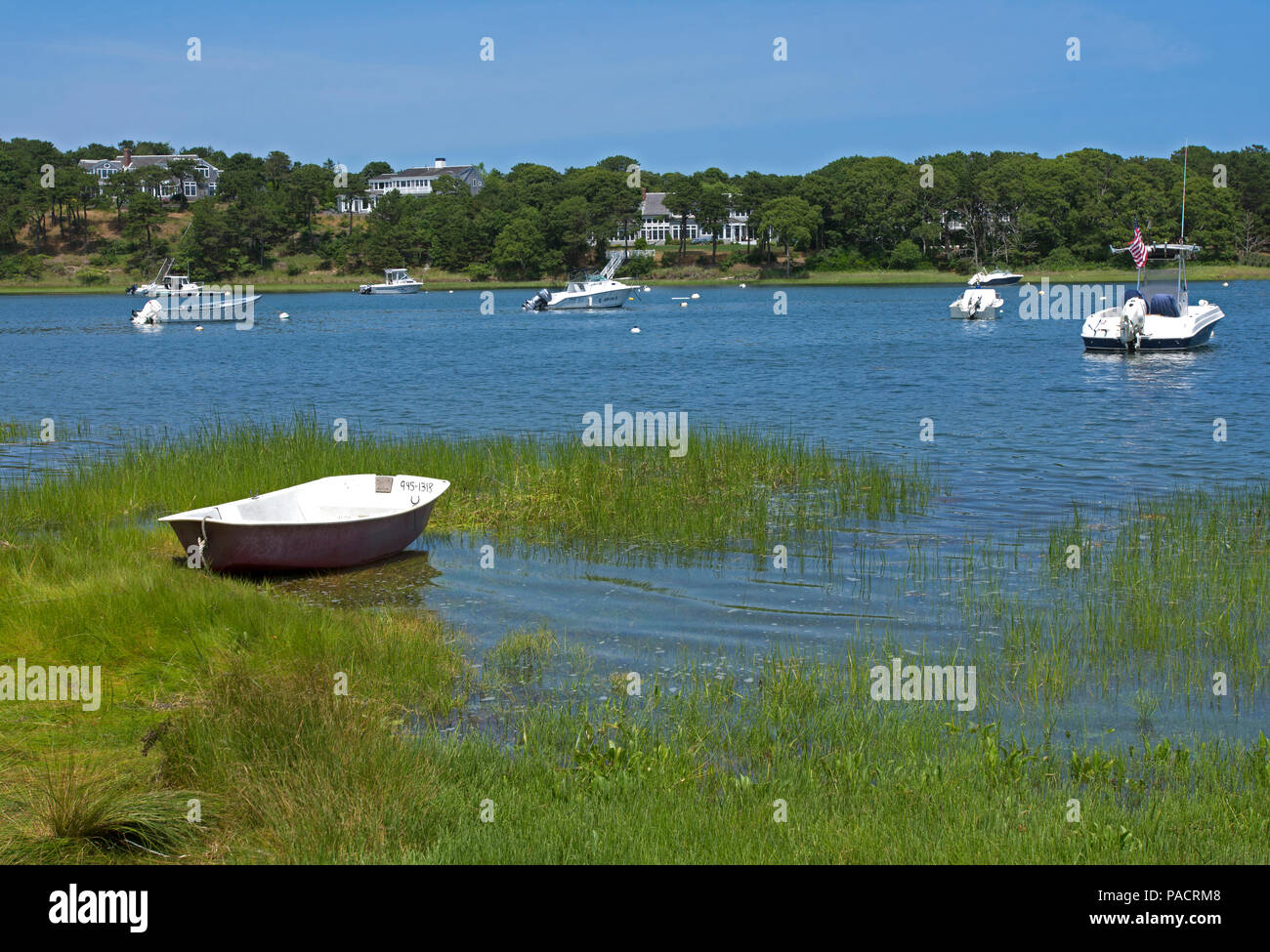 Inlet At North Chatham Massachusetts On Cape Cod Usa On A Summer Day Stock Photo Alamy