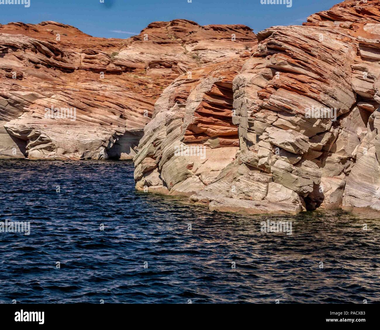 Arizona, USA. 31st May, 2018. Bending and curving, colorful narrow ...