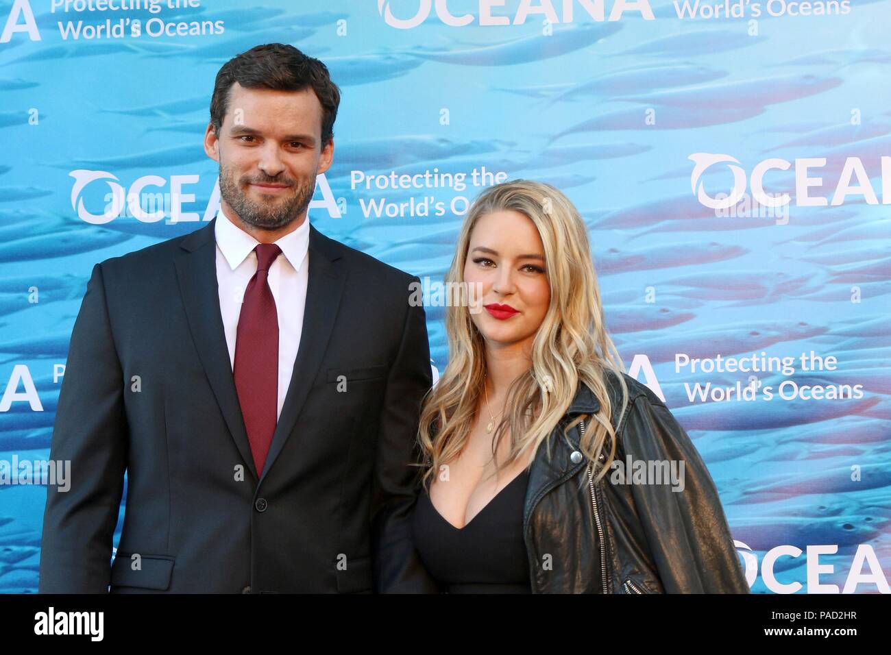 Laguna Beach, CA. 21st July, 2018. Austin Nichols, Hassie Harrison at