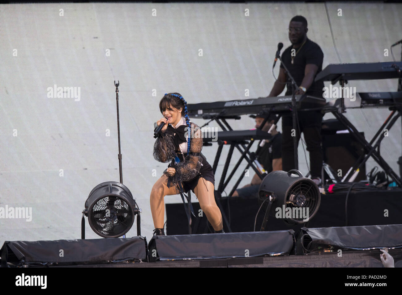 July 20, 2018 - Camila Cabello performs at MetLife Stadium in East