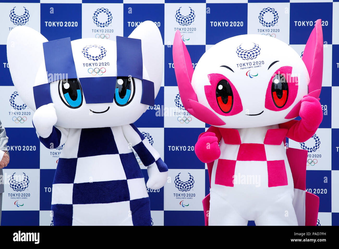 Tokyo, Japan. 22nd July, 2018. (L to R) MIRAITOWA, SOMEITY, JLUY 22 ...