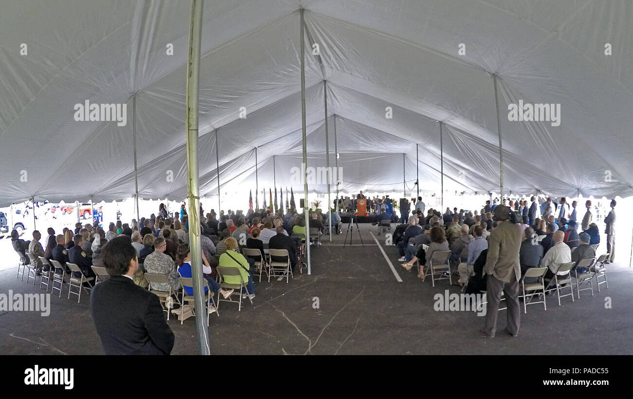 It was a full house, or tent, for the Wakeman VA Clinic Dedication