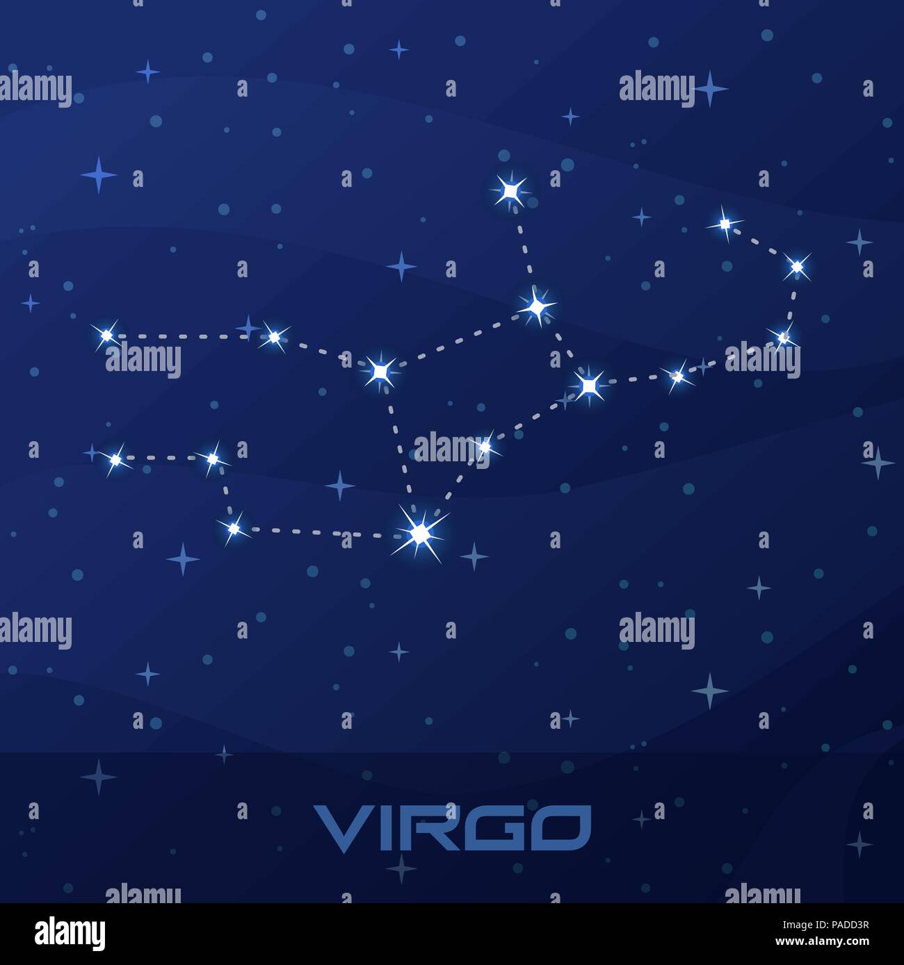 Constellation Virgo, Astrological sign Stock Vector Image & Art - Alamy
