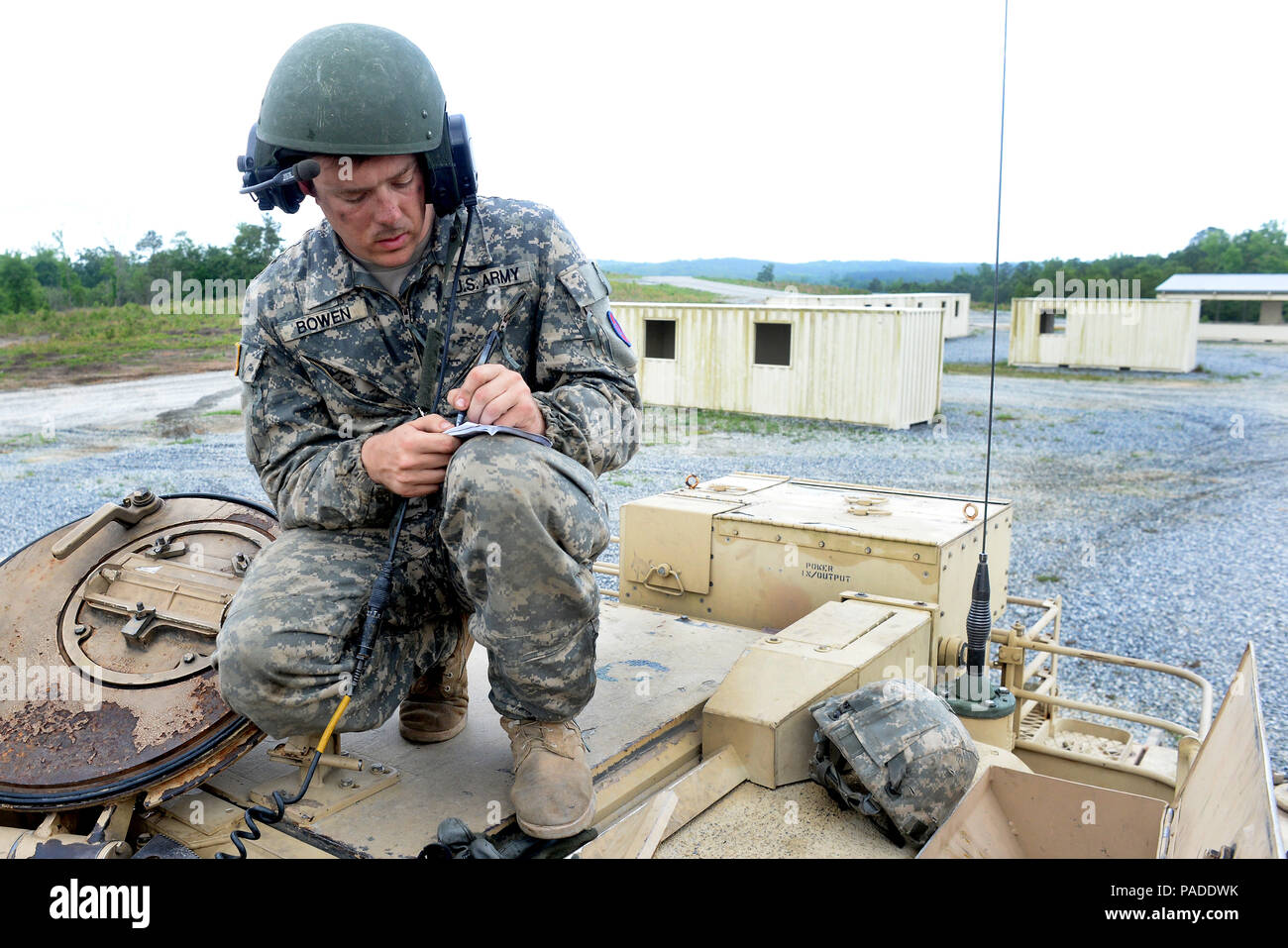 Army Sgt. Curtis Bowen, with the North Carolina Army National Guard’s C