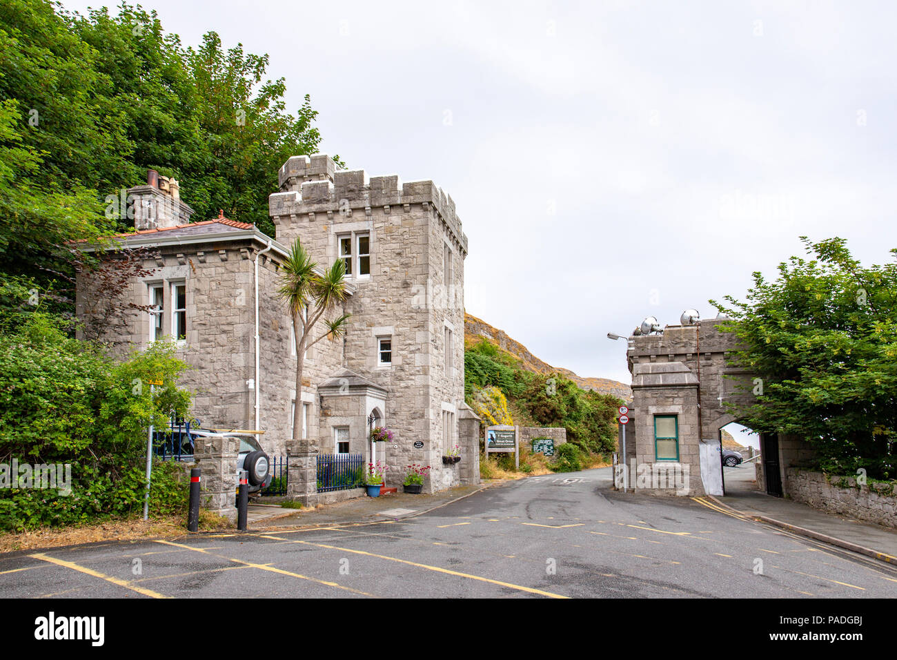 Toll house on the Great Orme in Llandudno North Wales UK Stock Photo