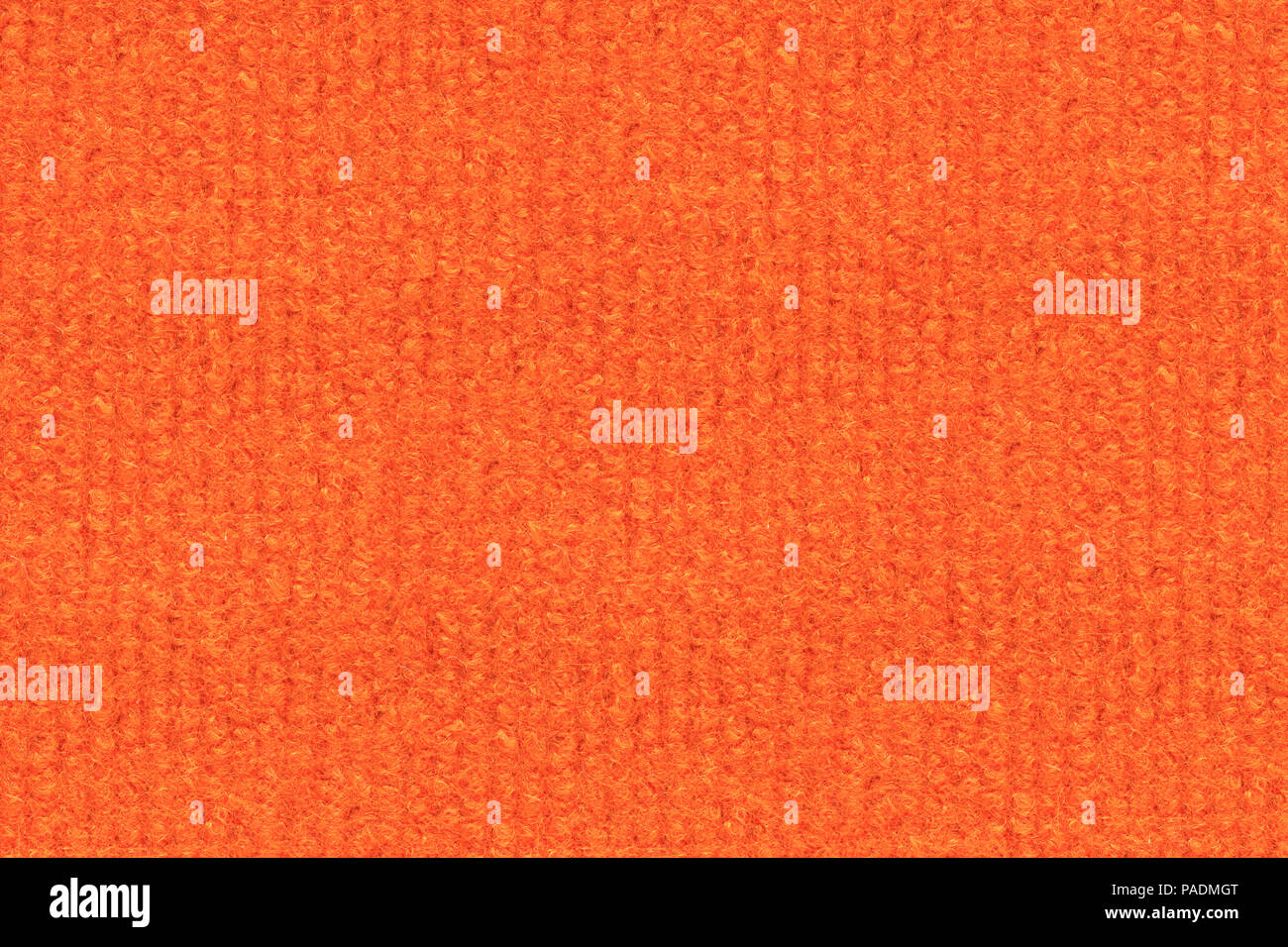 Orange boiled wool or wool felt texture Stock Photo