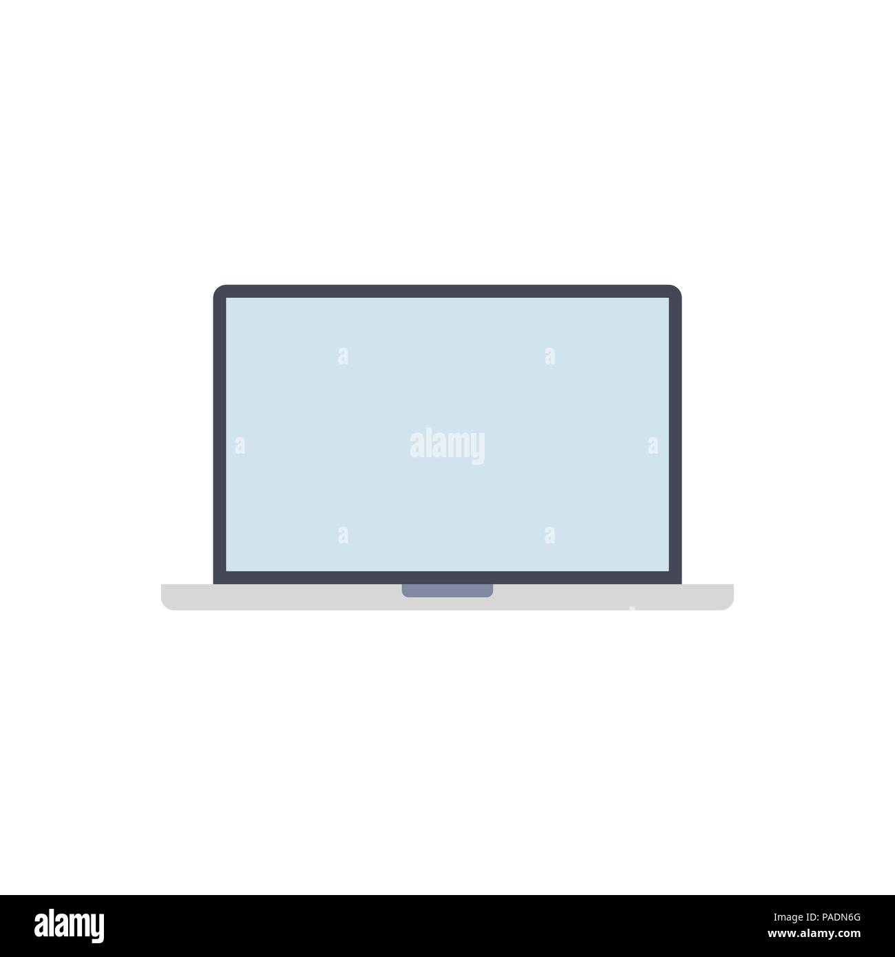 Laptop Vector Icon Stock Vector