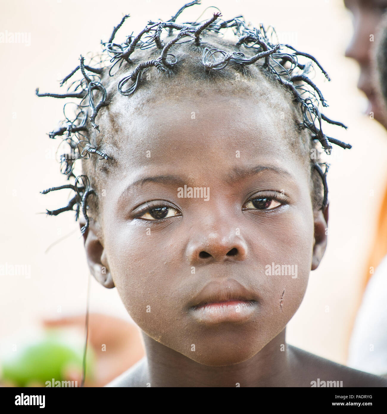 ACCRA, GHANA - MARCH 6, 2012: Unidentified Ghanaian beautiful boy with a nice  haircut in the street in Ghana. Children of Ghana suffer of poverty due  Stock Photo - Alamy